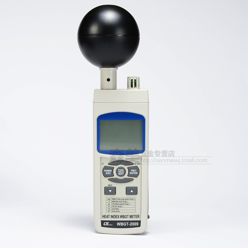 台湾路昌WBGT-2009记录式露点湿球黑球热指数仪热辐射原装正品