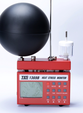 台湾泰仕TES-1369B高温环境热压力监视记录器TES1369B热压指数仪