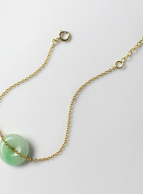 天然翡翠进口可调节简约风手饰