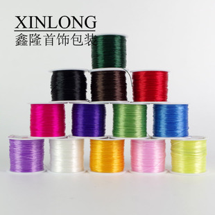 进口透明水晶弹力线石榴石琥珀玛瑙DIY手链串珠牛皮筋松紧绳