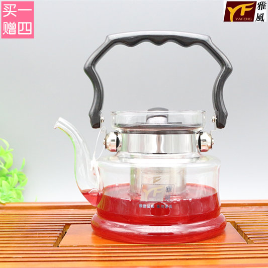 YF耐热安逸直火手提大小号泡茶壶