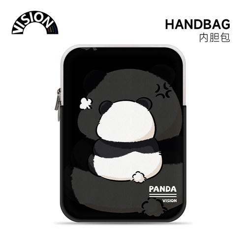 VISION熊猫花花电脑内胆包14寸女
