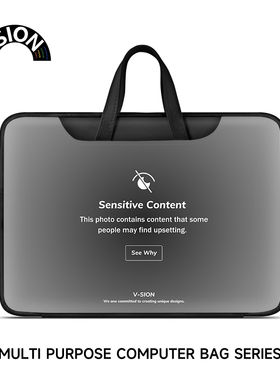 V-SION冰川灰色笔记本电脑包女适用于华为matebook14保护套联想小新pro16苹果macbook15.6翻盖内胆包13.6英寸