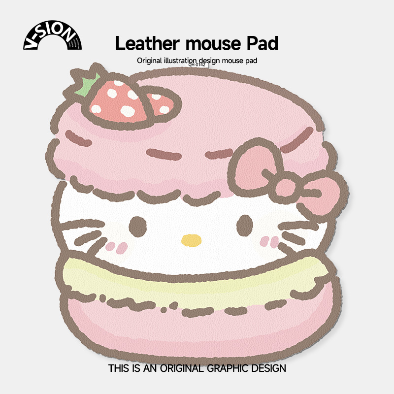 异形皮革鼠标垫女护手腕便携电脑