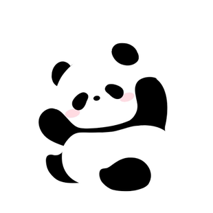 V-SION原创举手熊猫异形皮革鼠标垫女护手腕便携电脑办公室桌垫