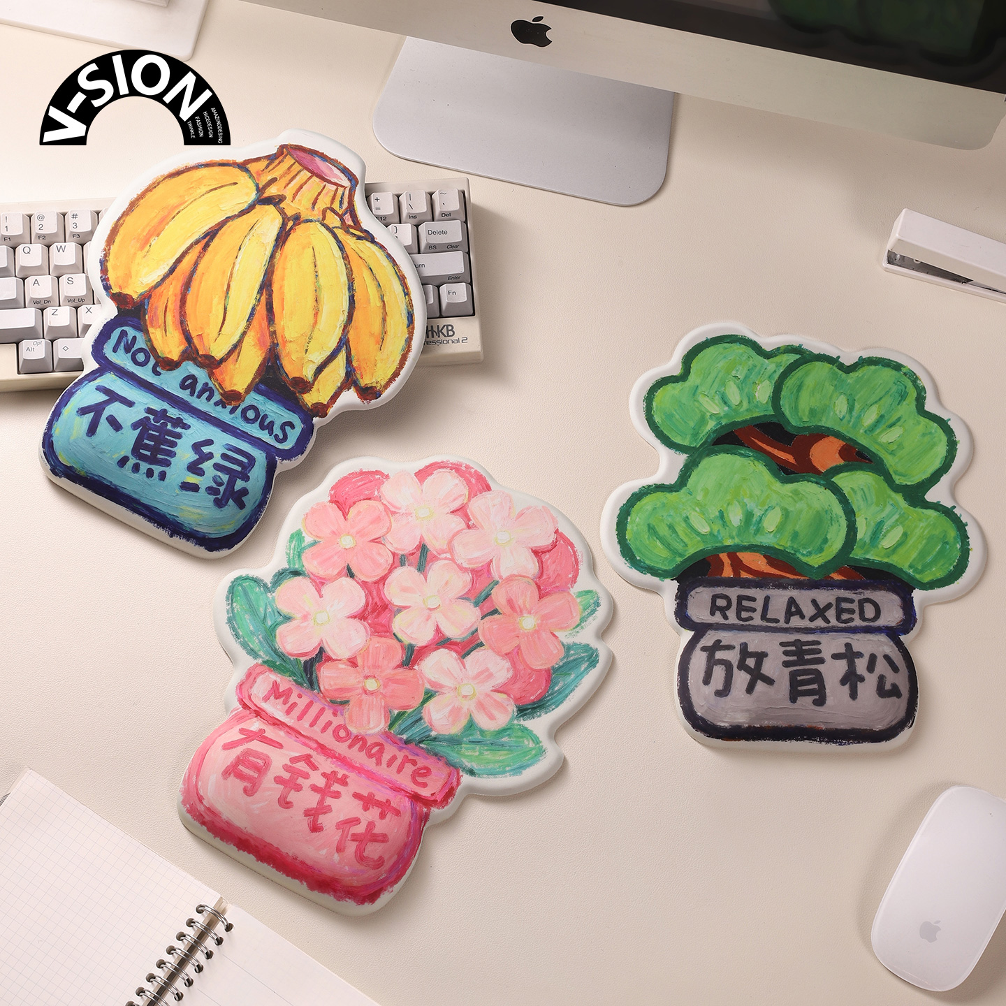 唯鑫V-SION硅胶护腕鼠标垫