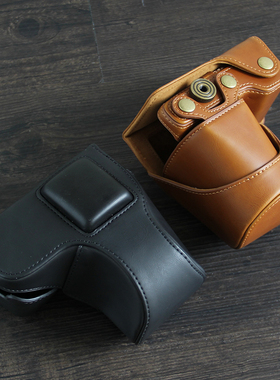 适用索尼NEX5T相机包单肩皮套5N微单5r/nex-7/6/F3保护套18-55mm