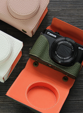 适用佳能g7x3相机套G7X Markii二代保护套powershot v1单肩斜挎包