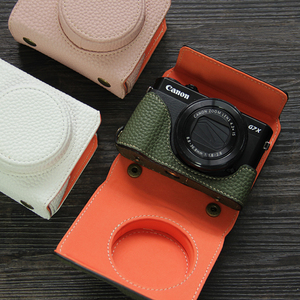 适用佳能g7x3相机套G7X Markii二代保护套powershot v1单肩斜挎包