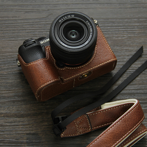 适用索尼A6400保护套A7M4A7R5ZVE10m2皮套A7c2底座zv1fzv1m2A6700