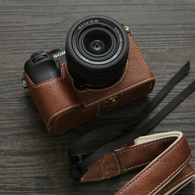 适用索尼A6400相机套复古相机包