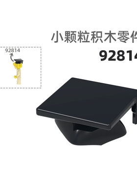 MOC小颗粒积木总汇国产零件兼容乐高92814博士帽公仔配件