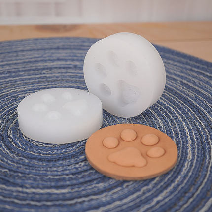 DIY手工皮具皮革植鞣革塑型模具猫爪塑型模具狗爪钥匙扣挂件包邮