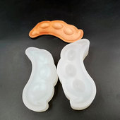 DIY手缝牛皮手工皮具皮革植鞣革塑型定形型模具豆角钥匙挂件 包邮