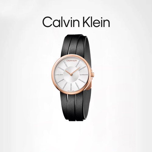 CalvinKlein【清仓款】ck手表女罗马鞋瑞士时尚简约满天星女表
