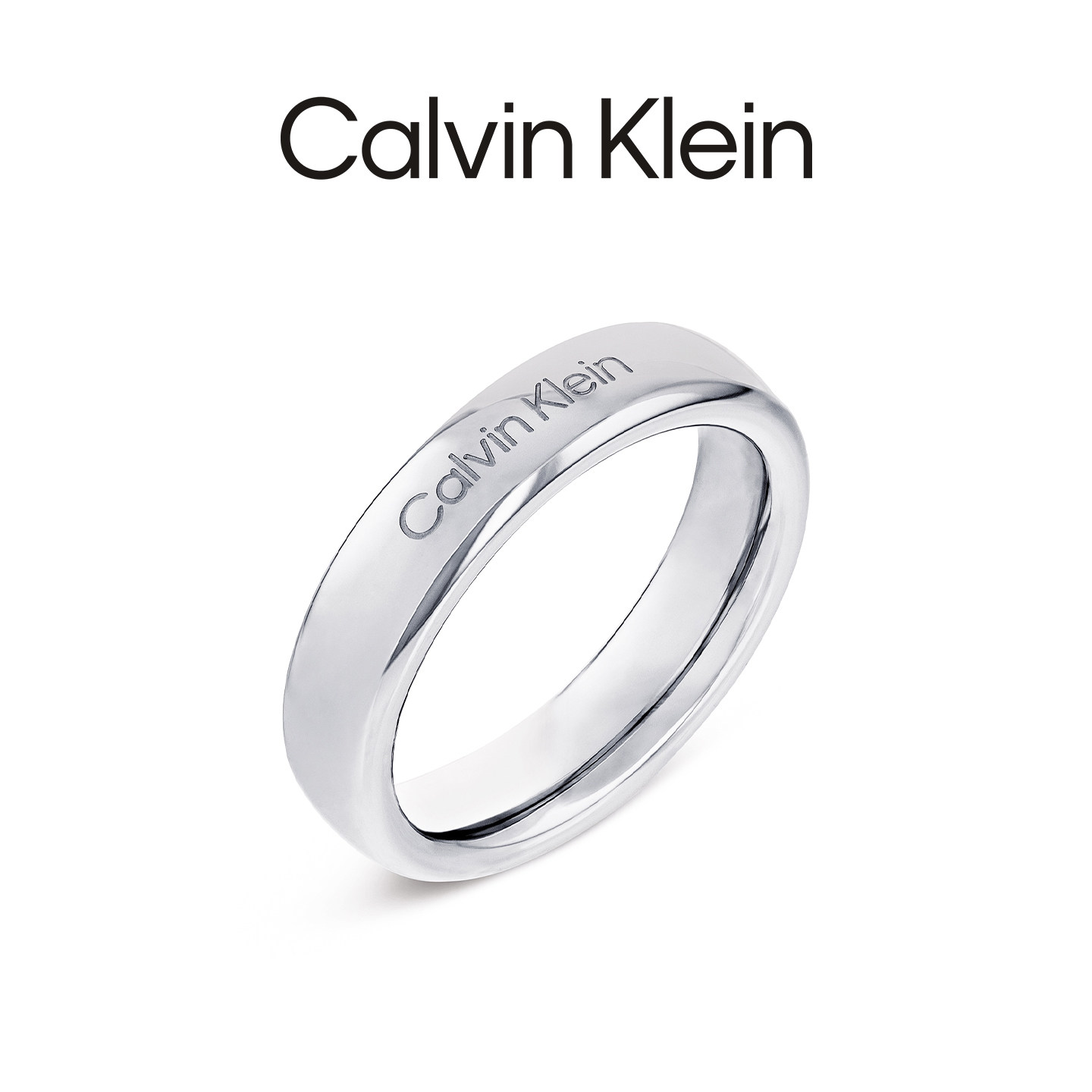 CalvinKlein【秋冬新品】官方正品CK永恒系列圆满爱至简情侣戒指
