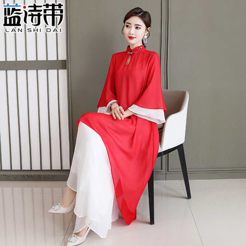 民国风改良旗袍妈妈禅意文艺上衣