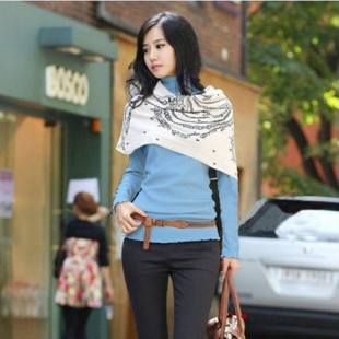 内搭打底衫 春秋季 T恤 蕾丝韩版 半透明网状上衣女镂空性感网纱长袖