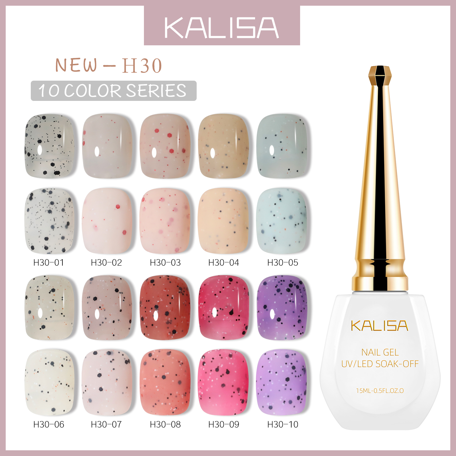 KALISA持久显白日式砂糖甲油胶