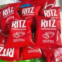 Ritz Chickpea Crisps, Sour Cream, Onion Flavor 400g, Low GI, high Dietary Crispy Cookies, Snacks, individual packaging thumbnail 2