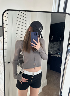 Xinlei Lin 多色！“氧气衫”纸片人针织开衫女春夏上衣毛针织衫