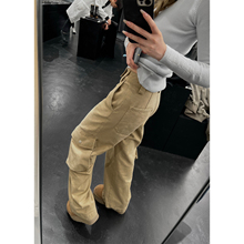 Xinlei Lin 私物a'ne 谧境漫步 近500克高克珠帆肌理全棉工装裤