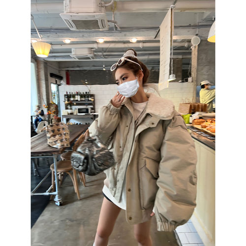 XinleiLin双色羽绒服