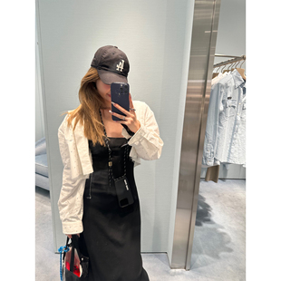 Lin 衬衫 满天星 毛边短袖 上衣女春夏 miu感烫钻短款 Xinlei