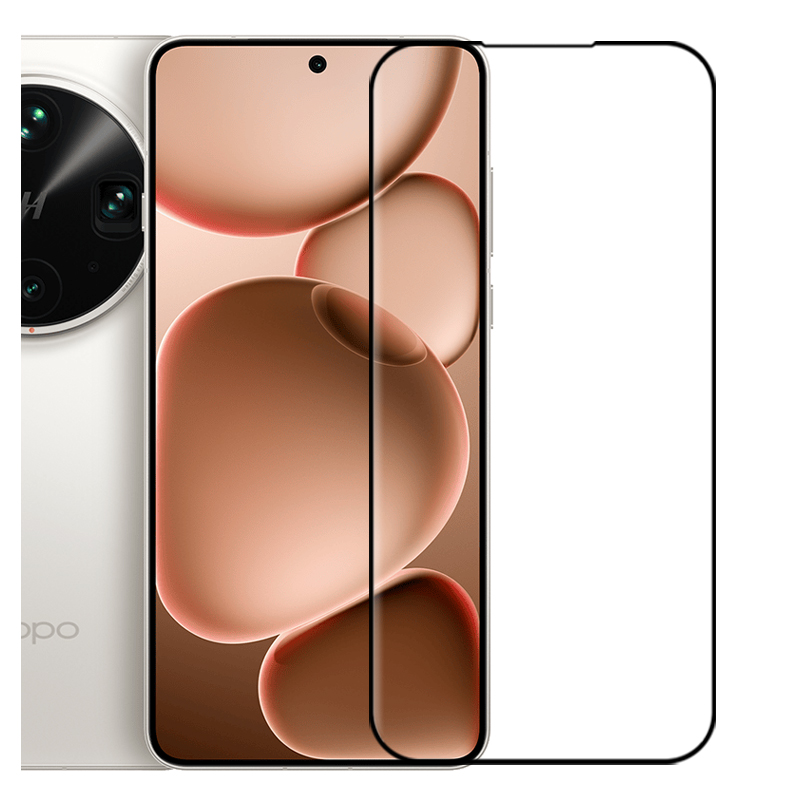 micimi 适用于OPPO FIND X8 Ultra钢化膜超声波解锁高铝二强玻璃高清大弧冰脉全屏抗指纹手机保护贴膜防碎屏