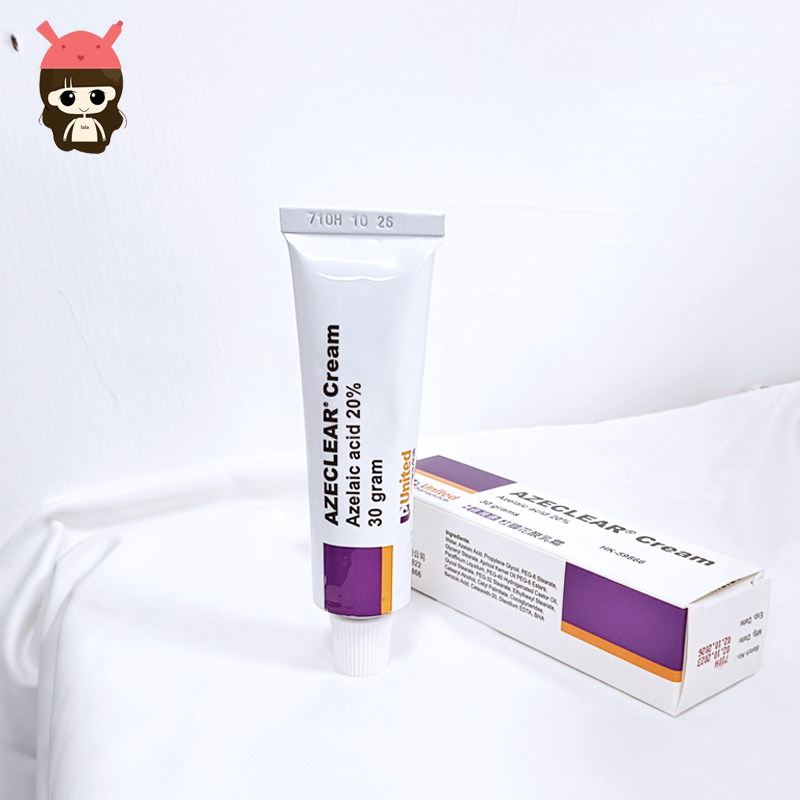 痘肌常备 澳洲肤润康壬二酸20%杜鹃花酸乳膏30g 面霜改善痘痘痘印