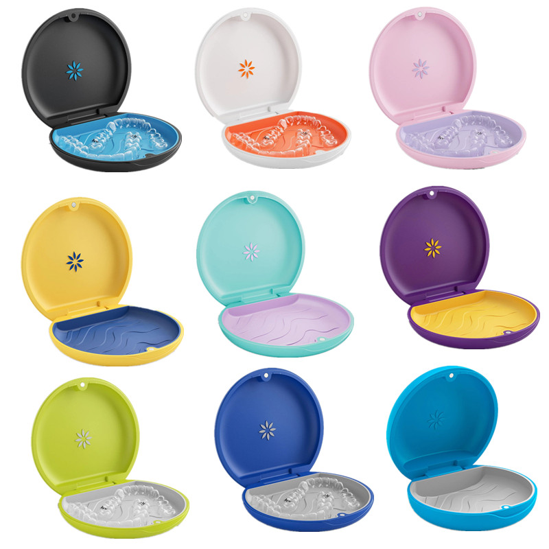 进口隐形牙套收纳盒矫正