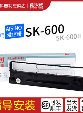 适用 爱信诺Aisino SK-600II色带架SK-600墨盒 墨带色带盒106A-1 针式打印机 天威