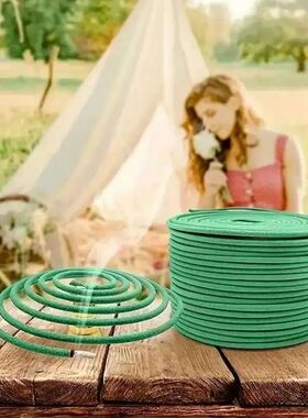 Natural Lemongrass Scent 40pcs Citronella Incense Coils with