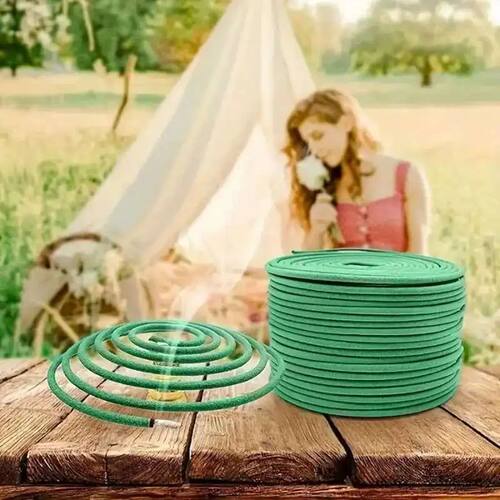 Natural Lemongrass Scent 40pcs Citronella Incense Coils with