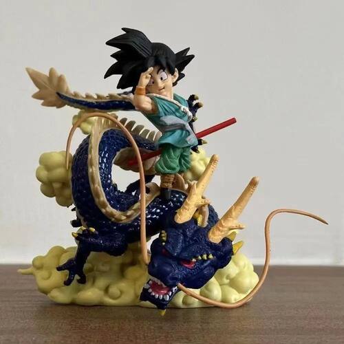 Anime Dragon Ball Figure GoodBye Goku Shenron Son Goku Super