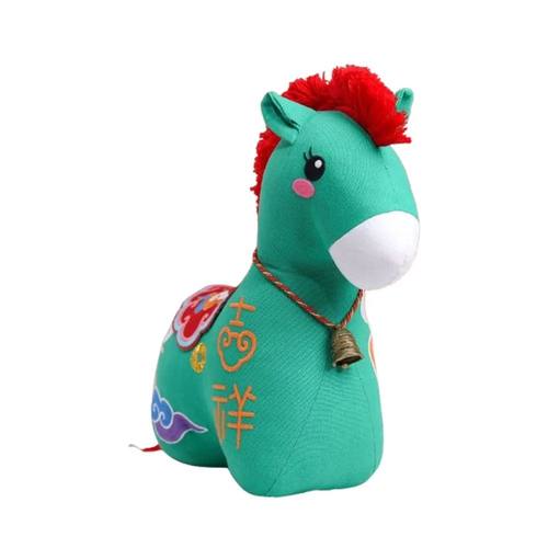12/15/22/32cm 2026 Horse Stuffed Toys Embroidered Good Luck
