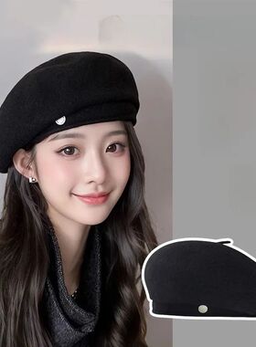Australianwool beret women's autumn and winter new high-end