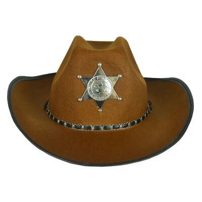 Retro Star Western Cowboy Hat Visor Wide Brim Summer Sun Hat