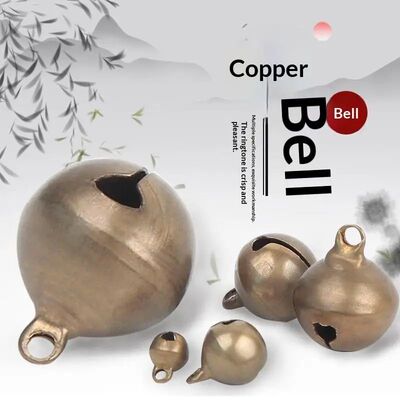5/10/20/50 PCS 6/8/10/12/14/16/18/20/25mm Copper Jingle Bell