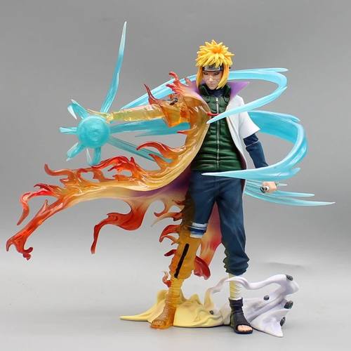 26cm Naruto Figures Namikaze Minato Anime Figures Gk Pvc Sta