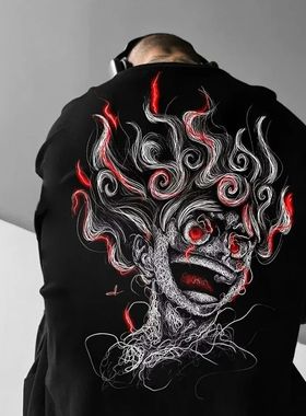 ONE PIECE Anime Peripheral Clothes Classic Comic T-Shirt Sho