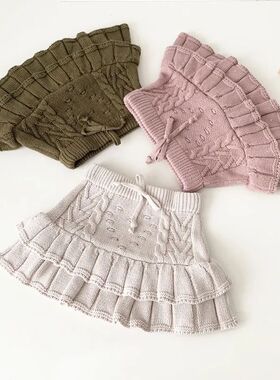 Autumn Children Clothes Kids Winter Knitting Skirt for Girl