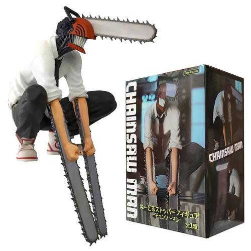 Anime Chainsaw Man Figure 2pcs Set Denji Action Figural 14-1