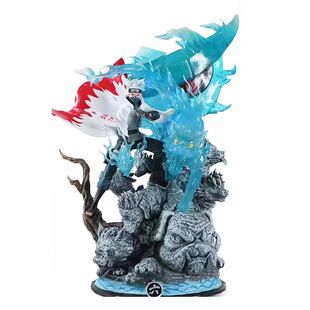 22CM Naruto Anime Figure Hatake Kakashi Statue Figurine Mode