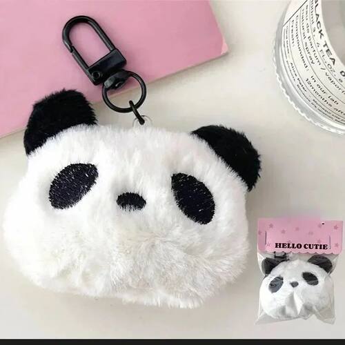 Lovely Panda Key Chains Adults Children Cartoon Animal Plush