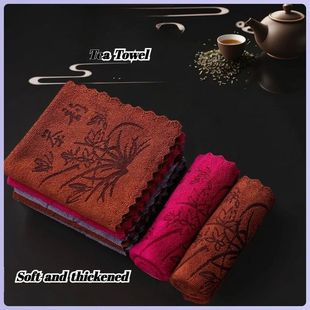 Thick Fiber Cotton Vintage Cloth Towel Linen Tea