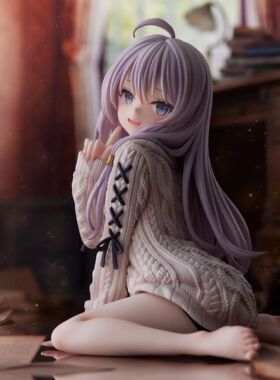 15cm The Journey of Elaina Anime Figure Knit Dress Witch Ela