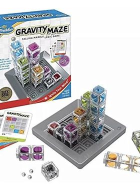 Montessori Gravity Maze Marble Run Brain Game and STEM Toy F