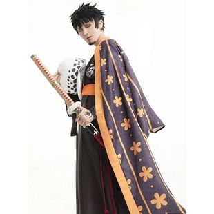 Country Wano Law Kimono Costume SBluuCosplay Cosplay Anime