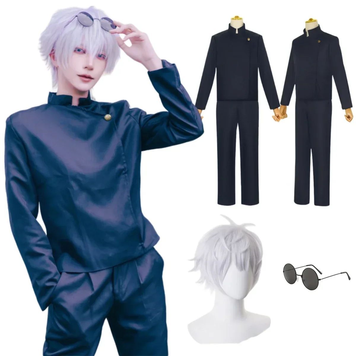 Gojo Satoru Cosplay Costumes pour hommes, Anime  iforme de l